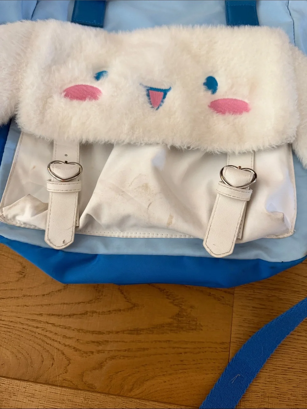 Cinnamoroll Kids Backpack with Plush Ear Flap